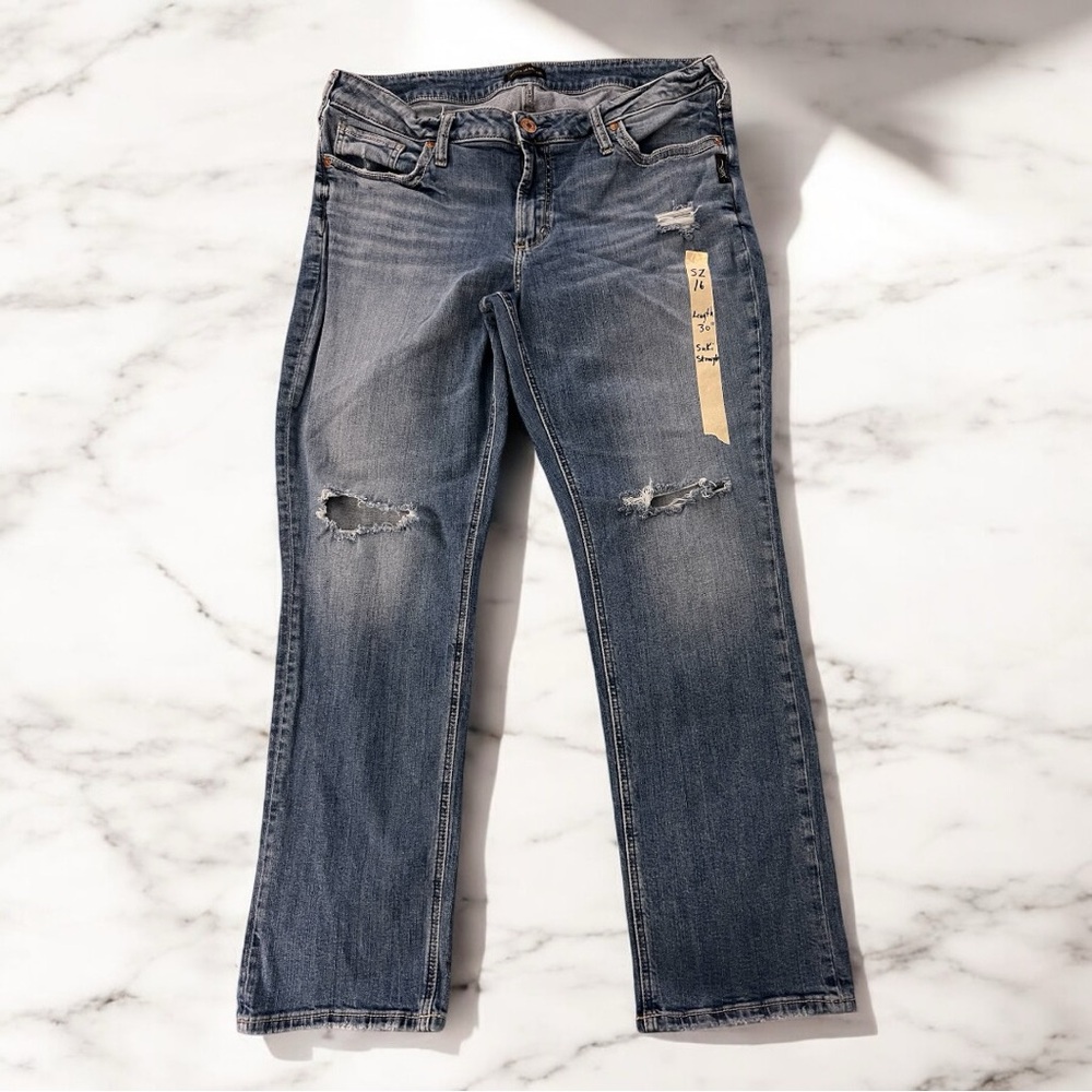 Silver Jeans-Women's Size 16, Length 30”, Suki Straight